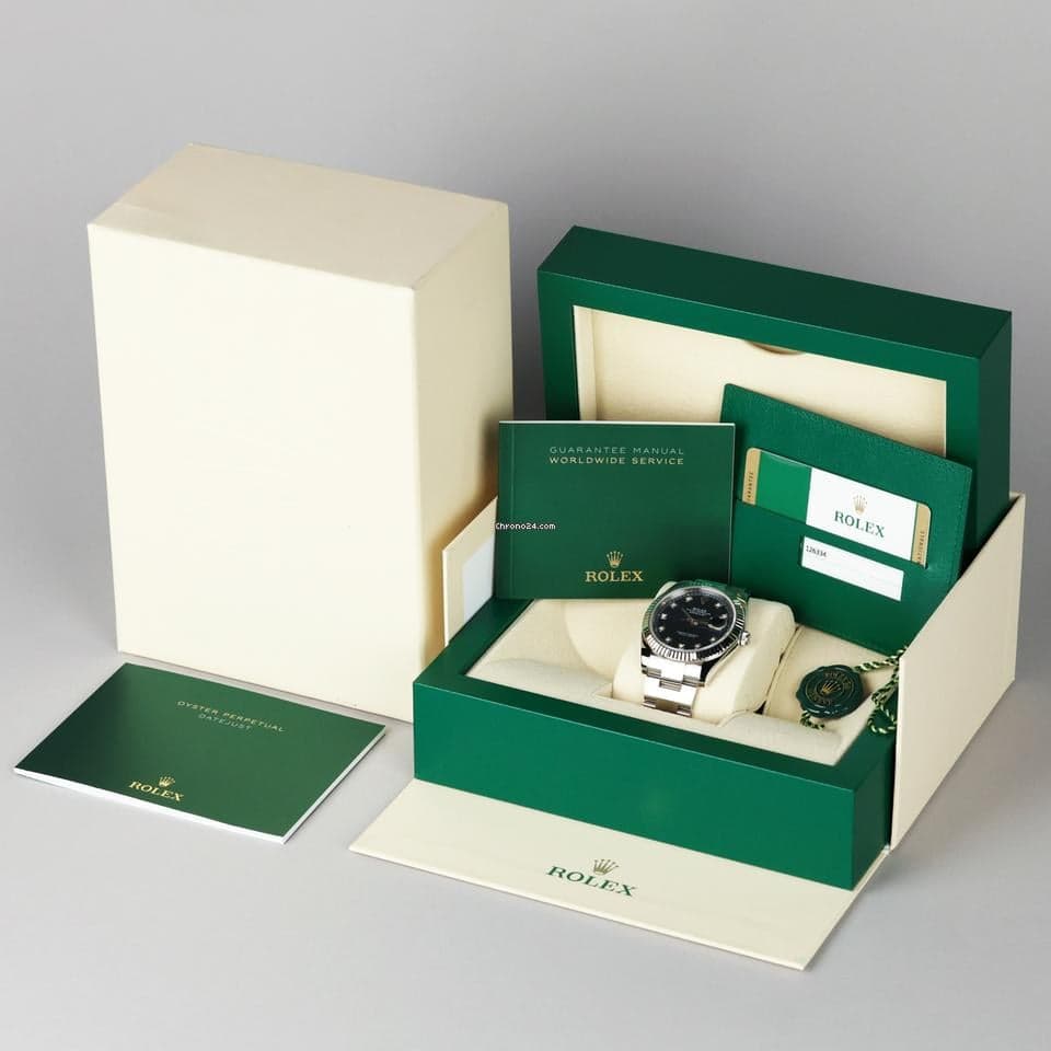 Rolex Datejust 41 Oyster Blue Diamond Dial Service 2026 - Thumbnail 8