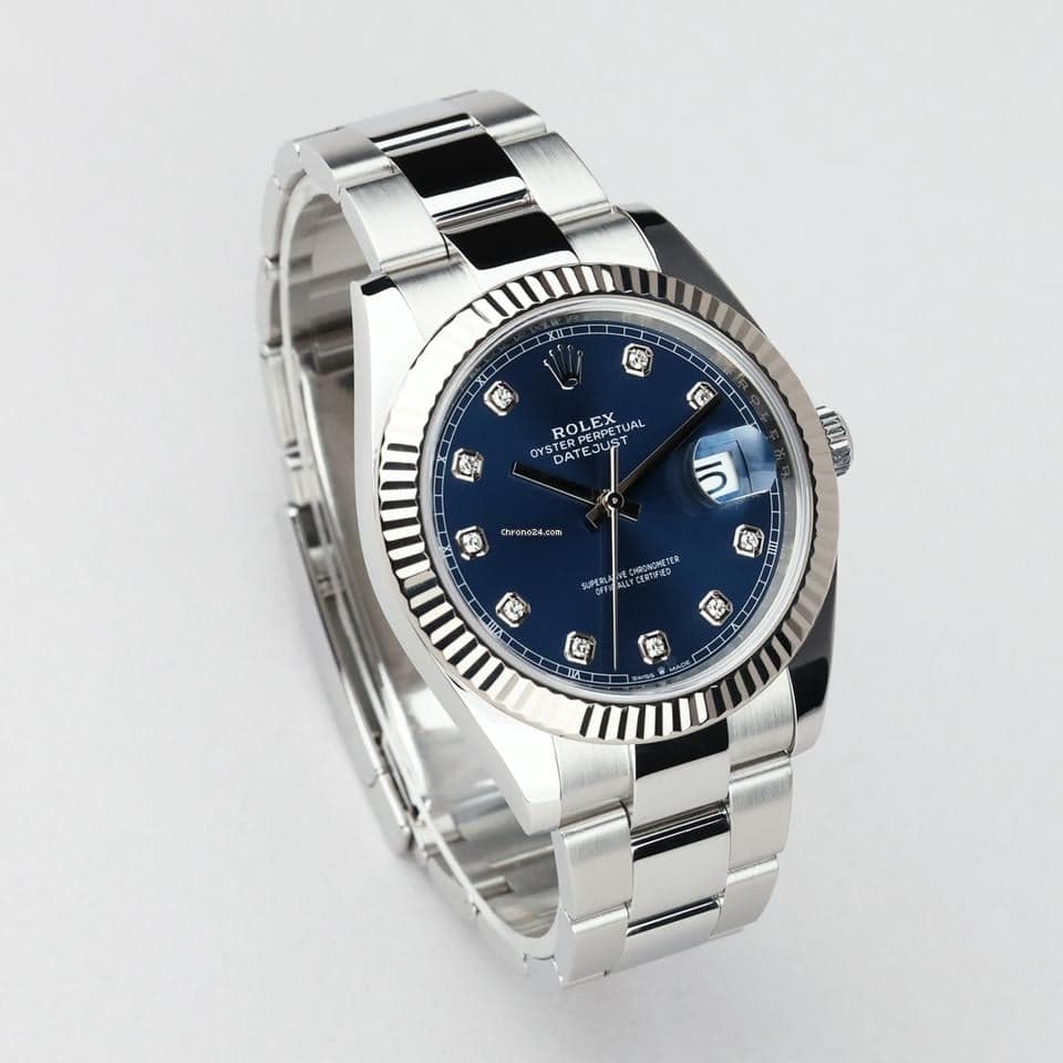 Rolex Datejust 41 Oyster Blue Diamond Dial Service 2026 - Thumbnail 2