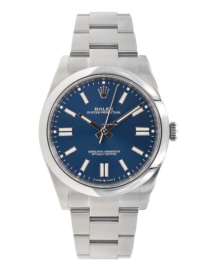 Rolex Oyster Perpetual 41 Blue Dial I 41mm I Box & Papers