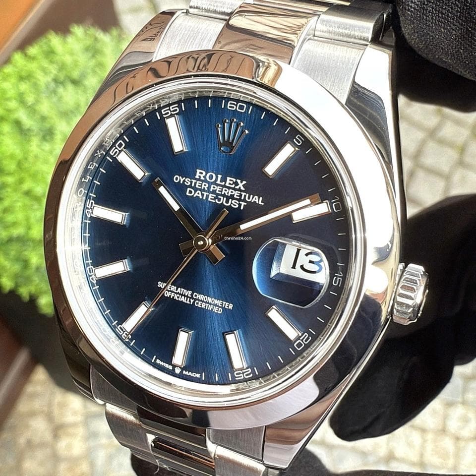 Rolex Datejust 41 Blue 126300 (Full set/Warranty) - Image 1