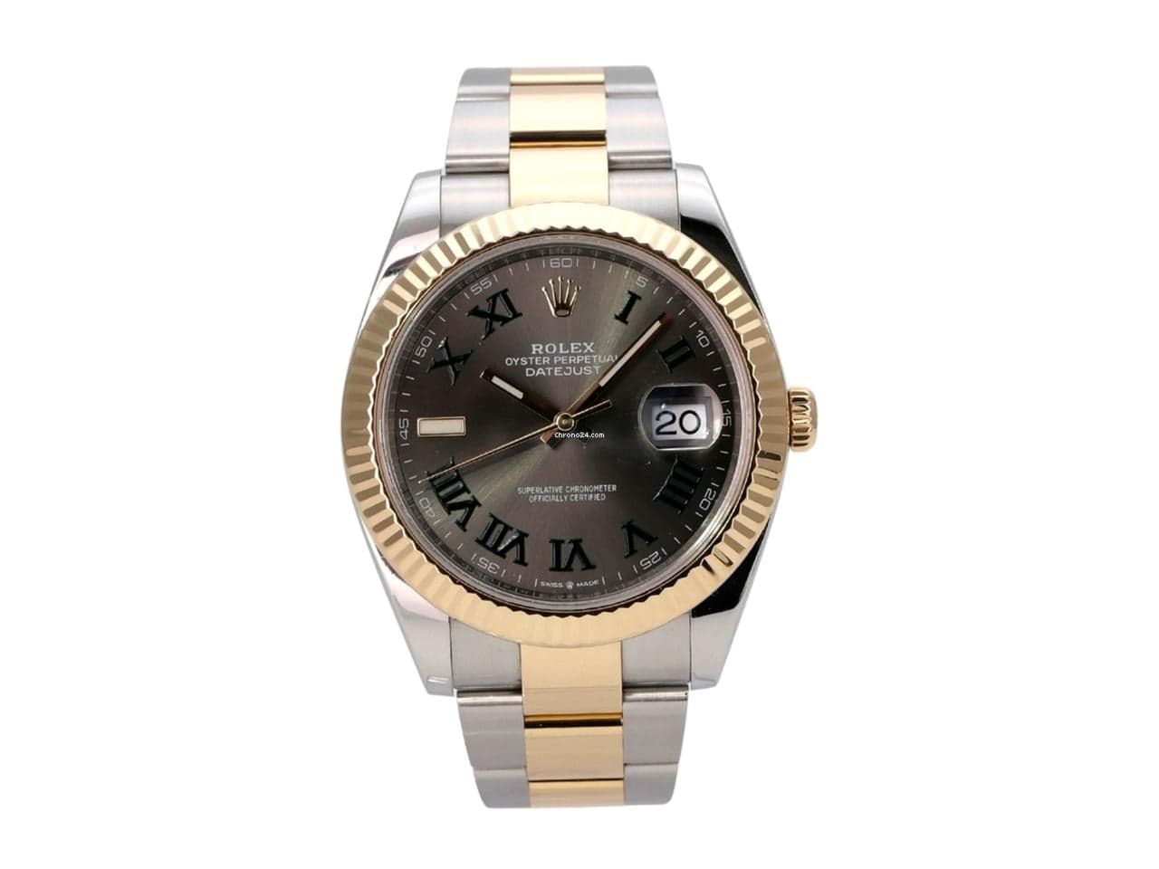 Rolex Datejust 41 Edelstahl Gelbgold Ref. 126333 Slate - Image 1
