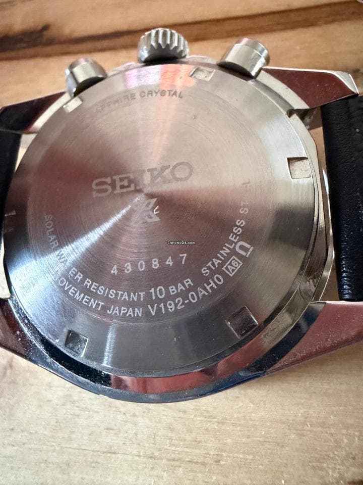 Seiko Prospex Solar Speedtimer SSC943P1 Cadran champagne/doré - Thumbnail 2