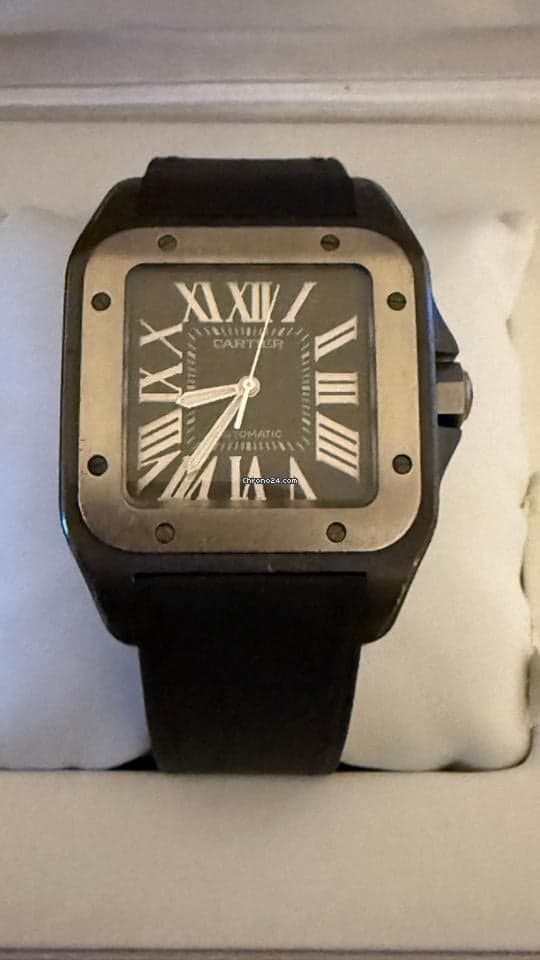 Cartier Santos 100 Serviced August 2025, service documents and box - Thumbnail 3