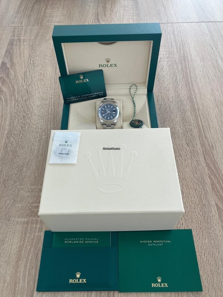 Rolex Datejust 41 Set complet avec facture d’achat - Image 1
