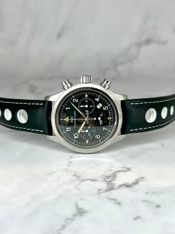 IWC Pilot Chronograph 36mm Quarz Vintage Travel-Case - Thumbnail 8