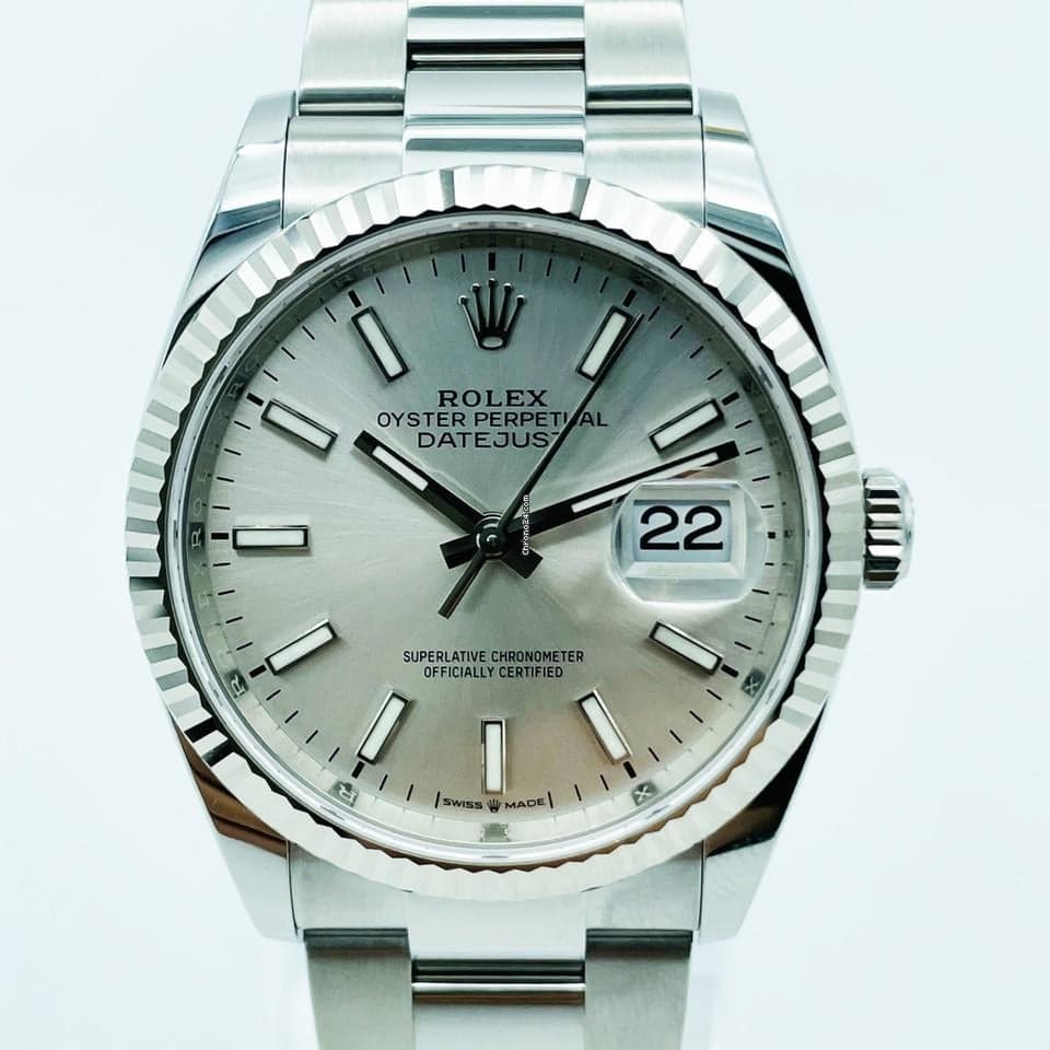 Rolex Datejust 36 Rolex Datejust 36mm « Silver Dial » 2022 Fullset - Image 1