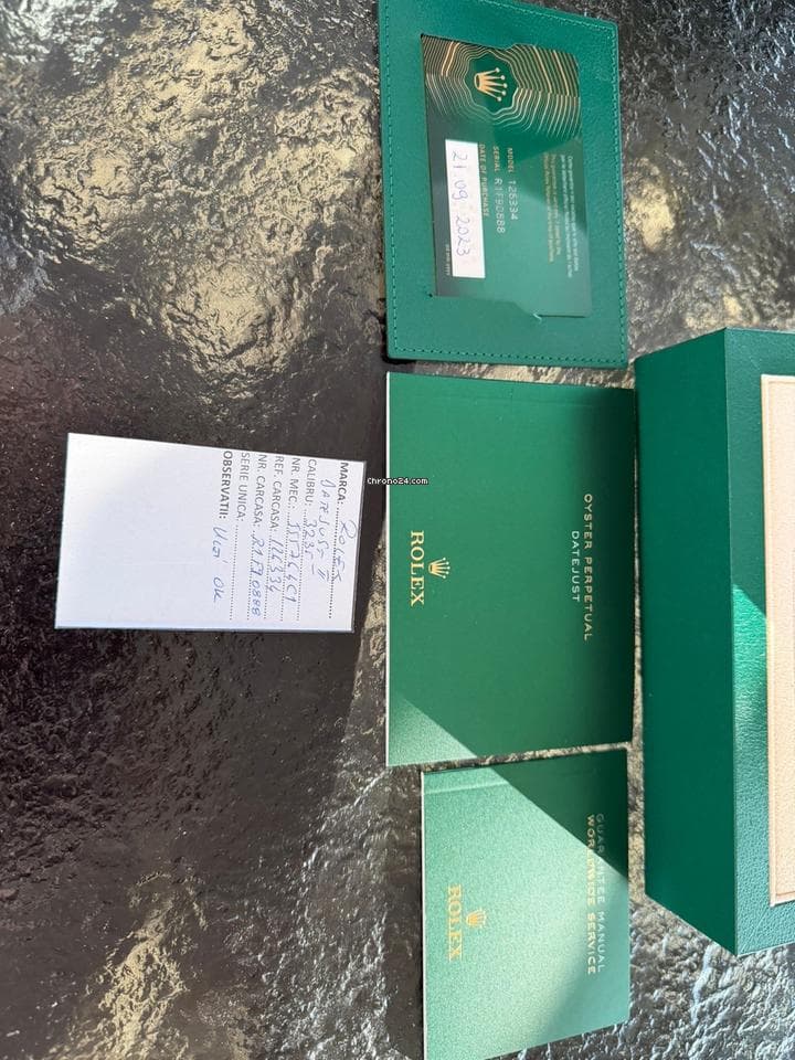 Rolex Datejust 41 Rolex Datejust 41 Green Dial Full Set - Thumbnail 2