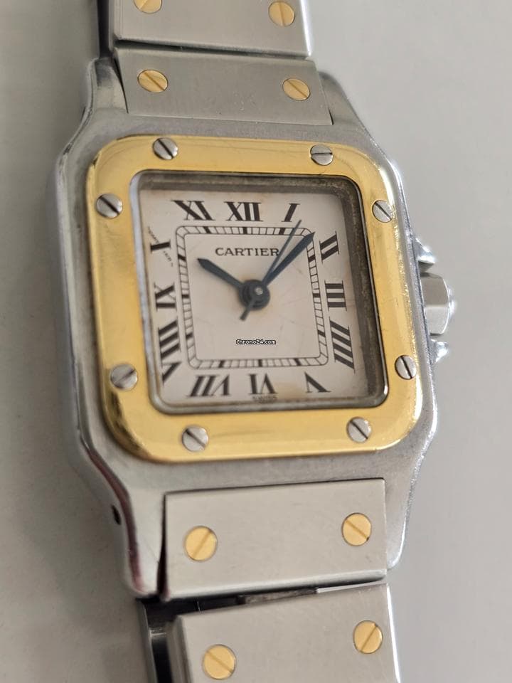 Cartier Santos Lady Santos Galbée automatique - Thumbnail 10