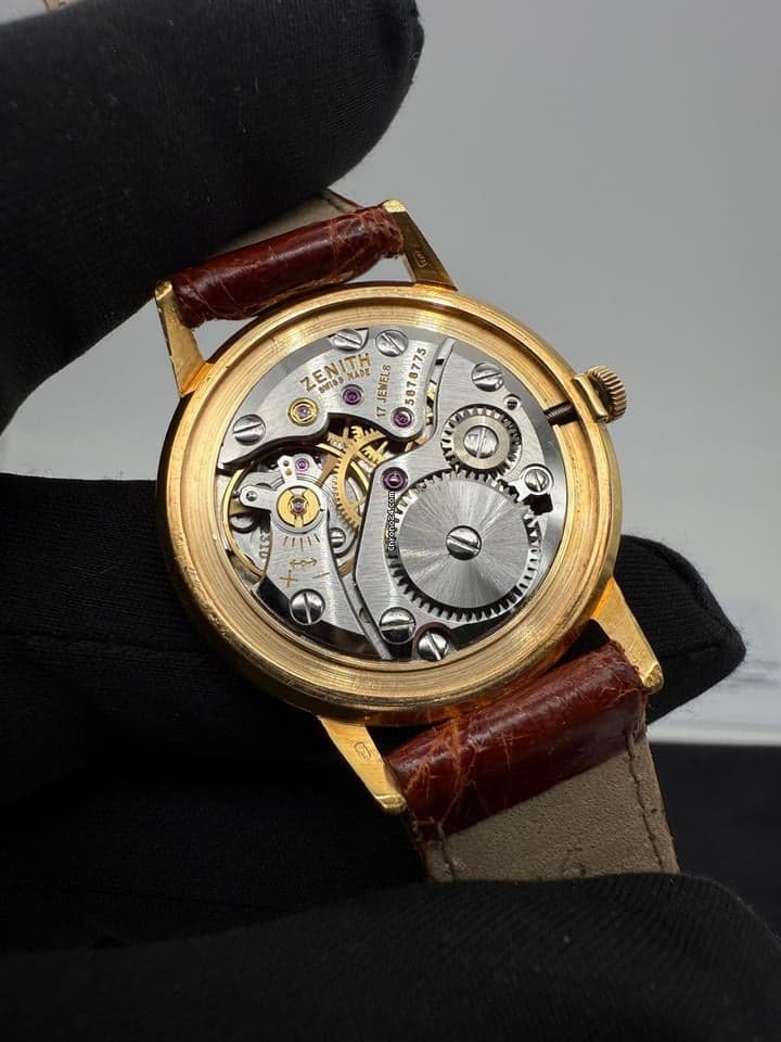 Zenith  Zenith Stellina 18kt Gold Just serviced cal. 2130 - Thumbnail 11