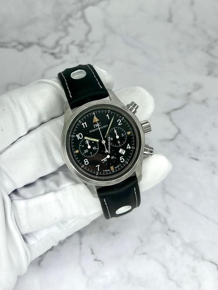 IWC Pilot Chronograph 36mm Quarz Vintage Travel-Case - Thumbnail 2