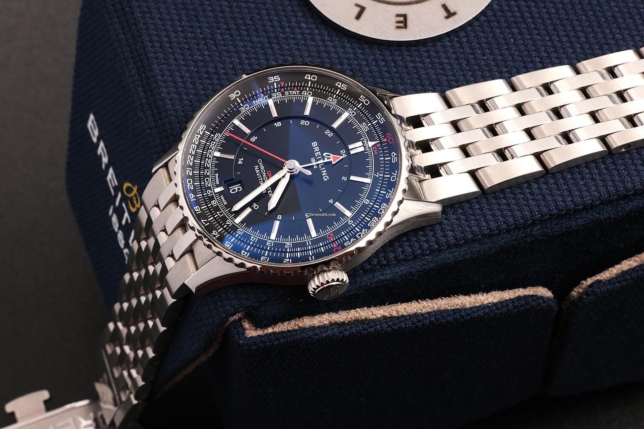 Breitling Navitimer Automatic Gmt 41 Full set, international guarantee - Image 1