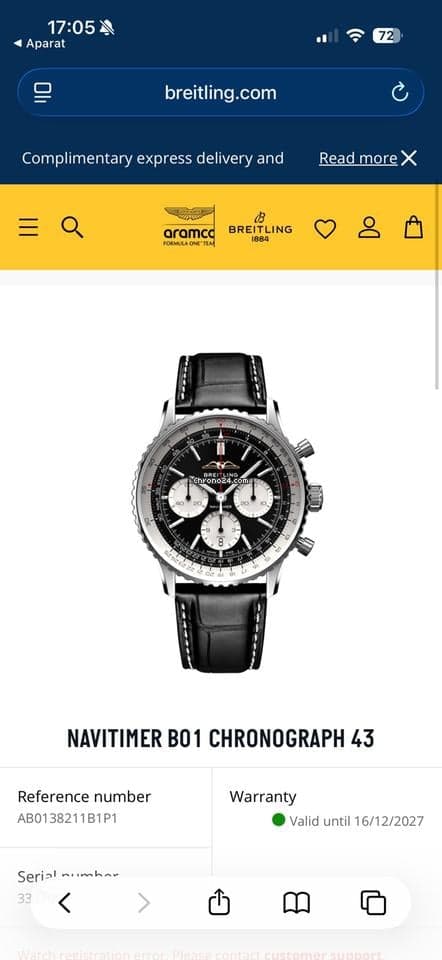 Breitling Navitimer B01 Chronograph Very good condition , full set - Thumbnail 19