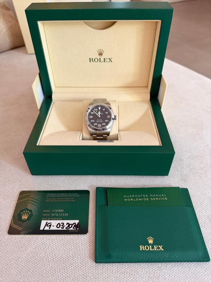 Rolex Air King Rolex Airking Full Set aus 2021 - Thumbnail 6