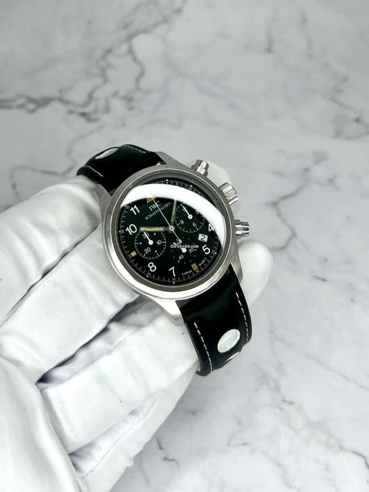 IWC Pilot Chronograph 36mm Quarz Vintage Travel-Case - Thumbnail 7