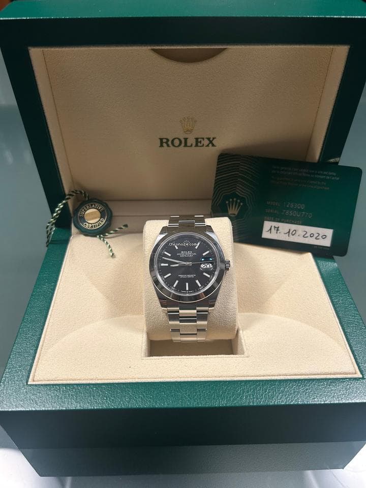 Rolex Datejust 41 126300 full set quadrante nero - Image 1