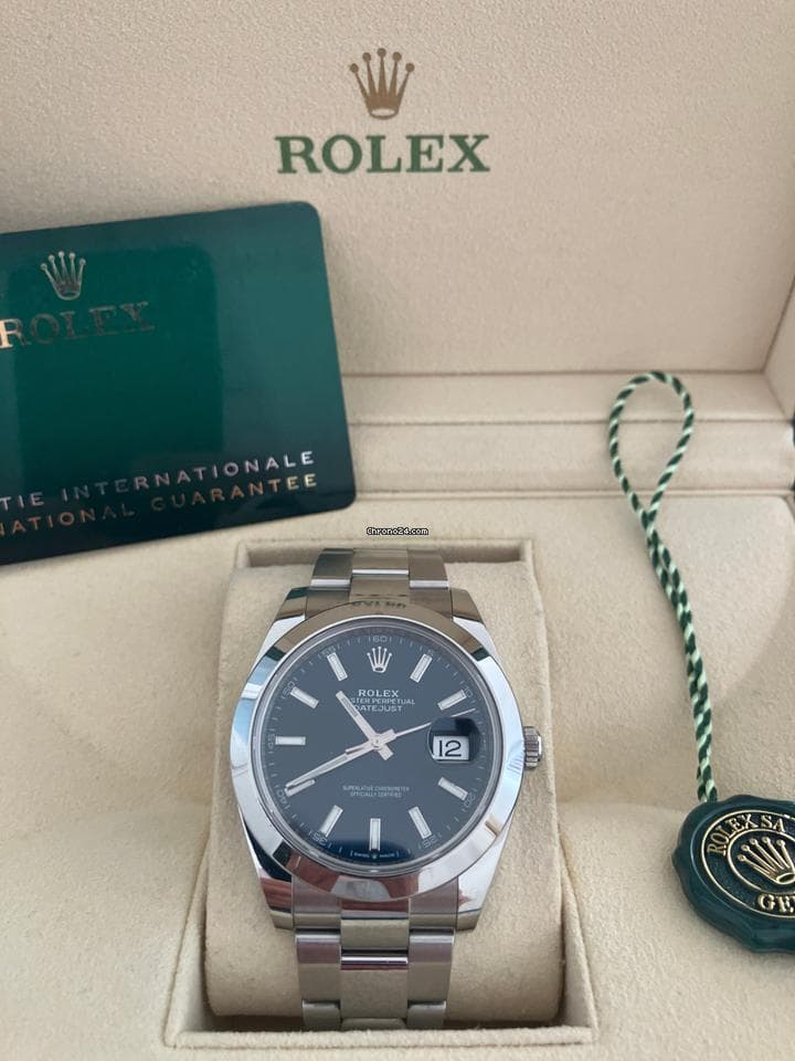 Rolex Datejust 41 Set complet avec facture d’achat - Thumbnail 2