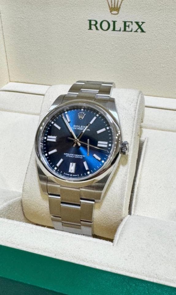 Rolex Oyster Perpetual 41 Blue Dial - Thumbnail 5