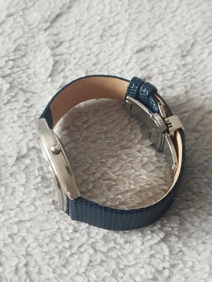 Omega Quartz De Ville rare, navy blue dial - Thumbnail 9