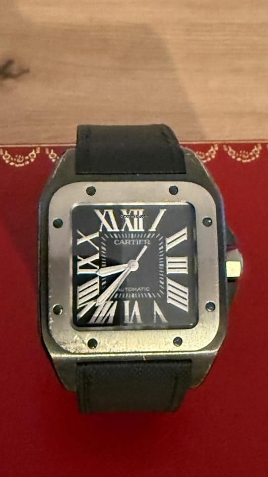 Cartier Santos 100 Serviced August 2025, service documents and box - Thumbnail 8