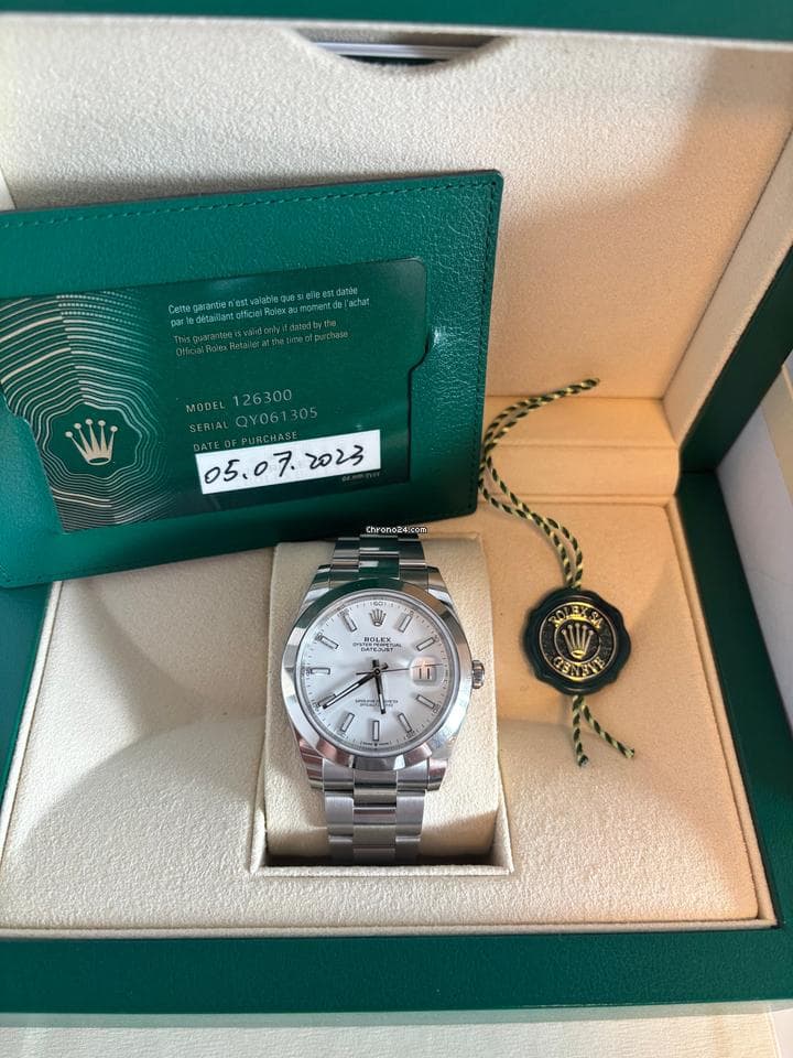 Rolex Datejust 41 Full set/2023 - Image 1