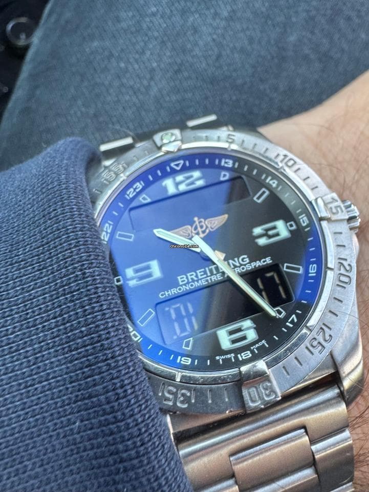 Breitling Aerospace Avantage E79362, 2008, Titanium, good condition - Thumbnail 10