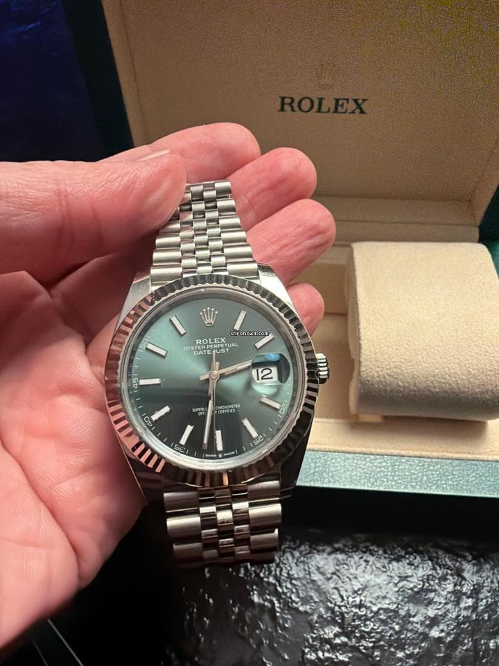 Rolex Datejust 41 Rolex Datejust 41 Green Dial Full Set - Thumbnail 10