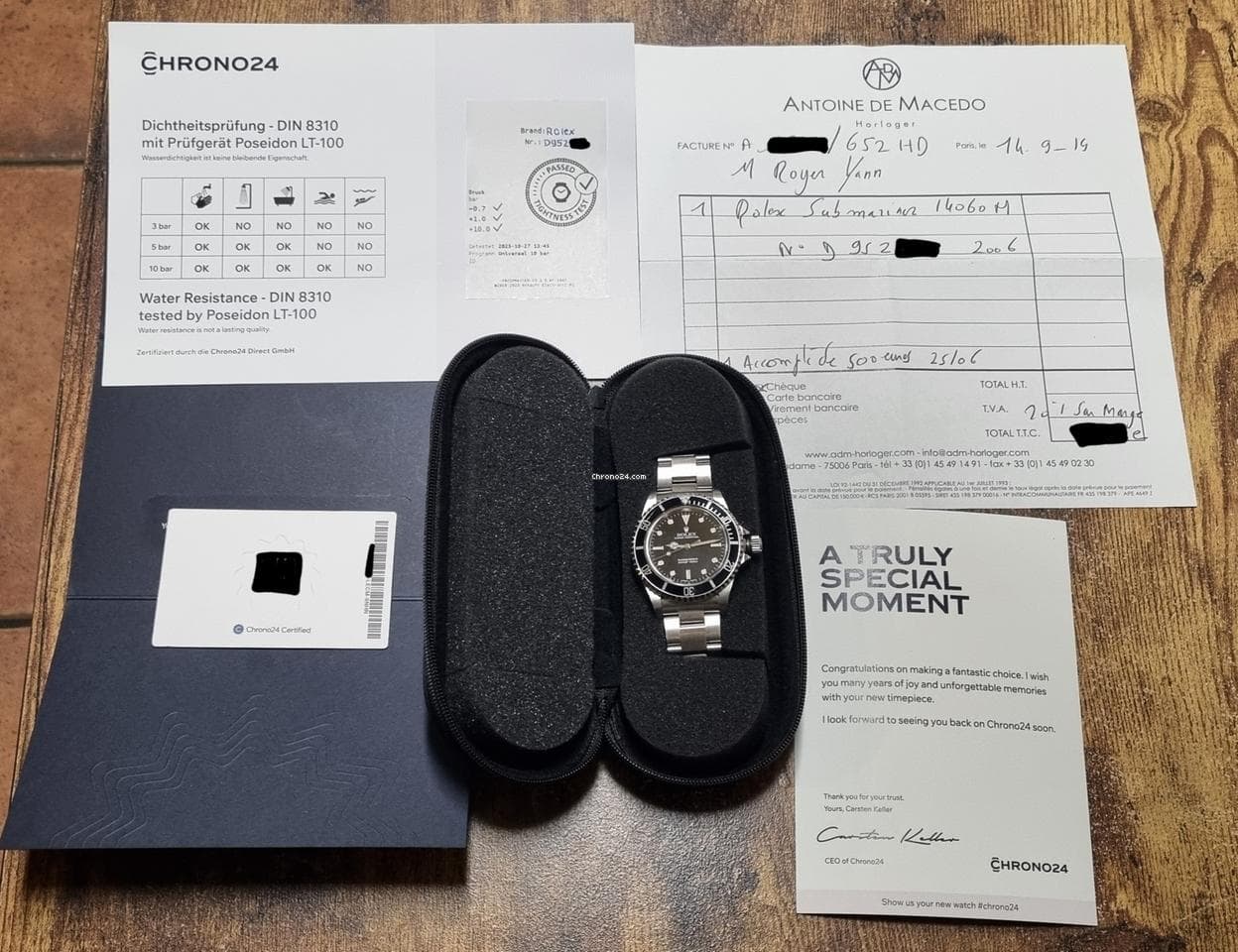 Rolex Submariner Serviced + certified - Thumbnail 17