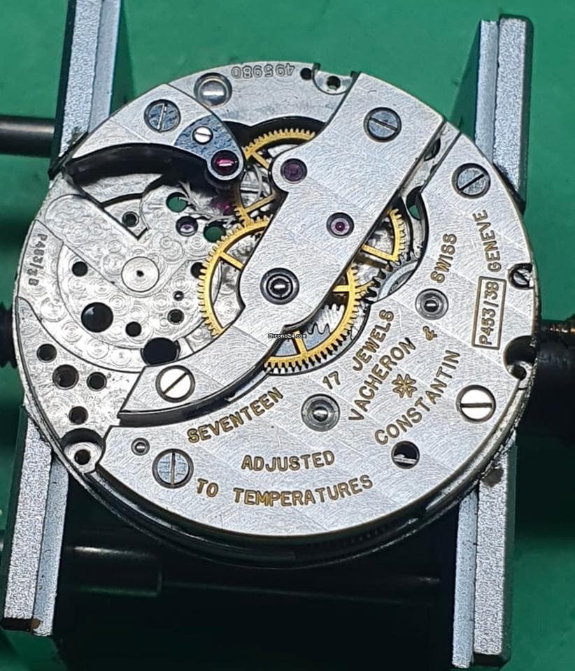 Vacheron Constantin JUMBO BLACK DIAL GOLD 18KT 0.750 Cal P453/3B Like New - Thumbnail 15