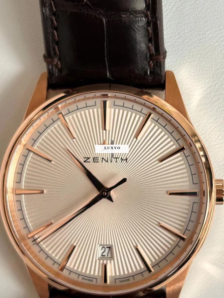 Zenith Elite Classic Zenith Elite 18ct Gold - New - Thumbnail 3