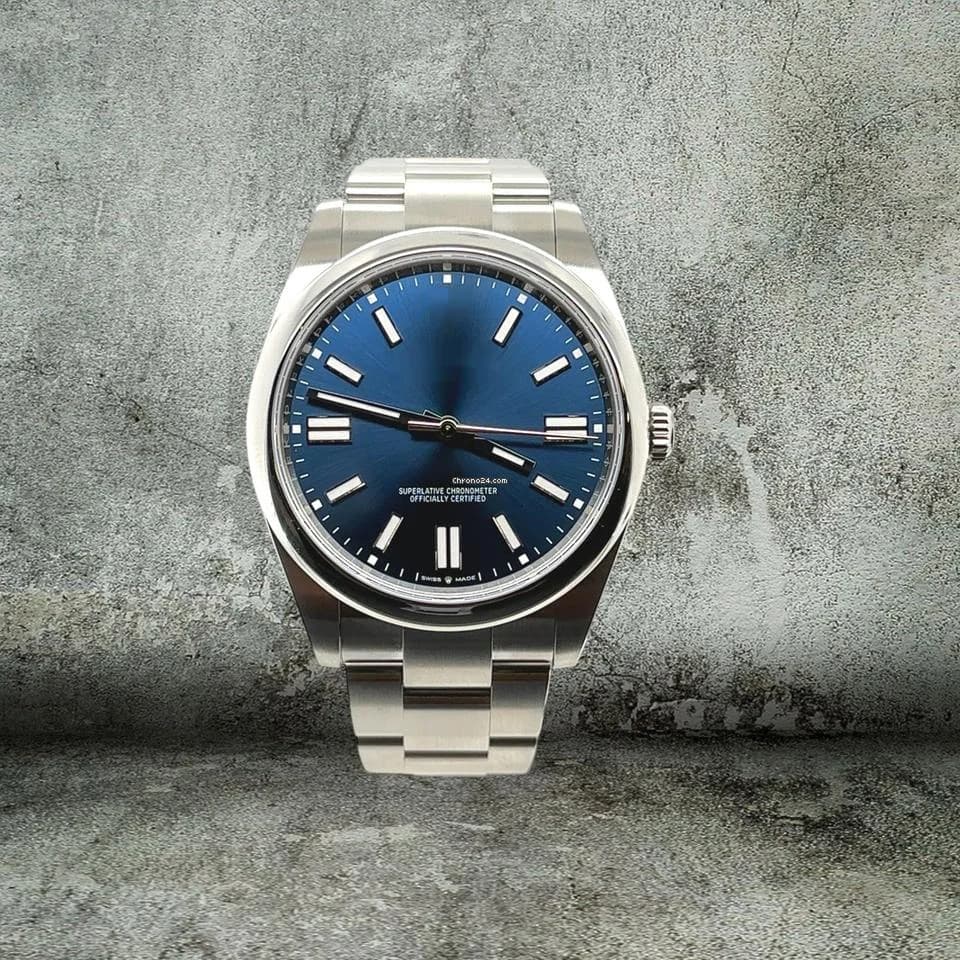 Rolex Oyster Perpetual 41 BLUE 124300 top condition 2024 top condition gift idea investment