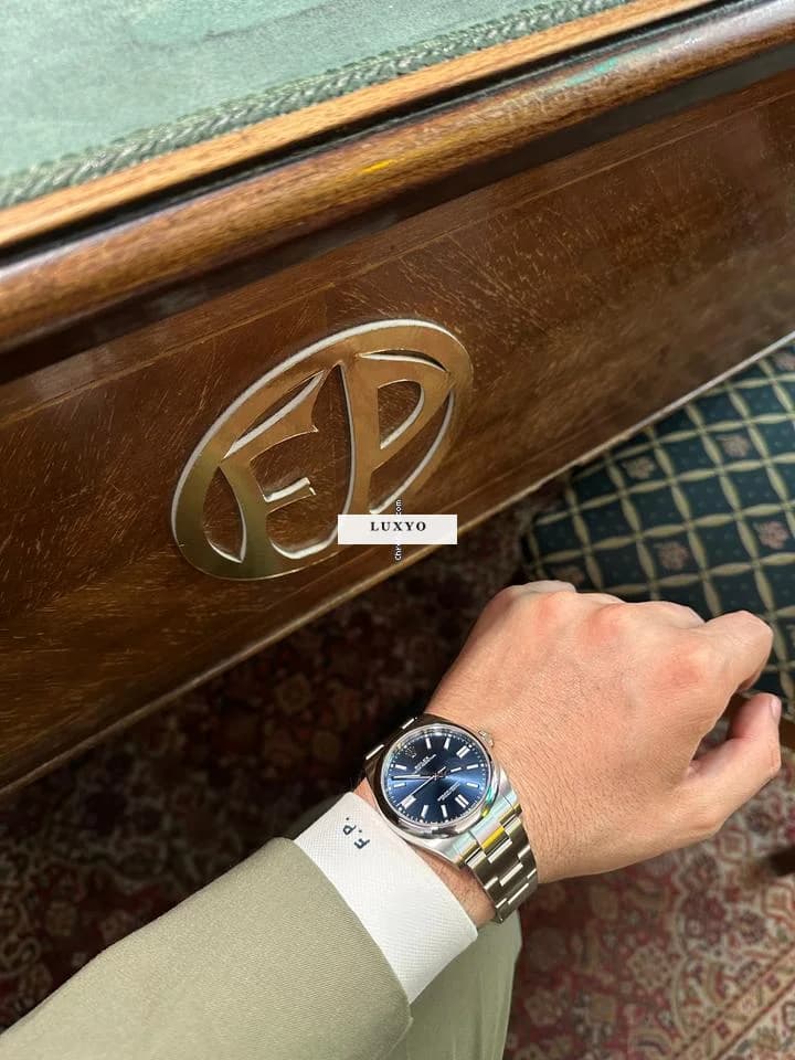 Rolex Oyster Perpetual 41 BLUE 124300 top condition 2024 top condition gift idea investment - Thumbnail 6