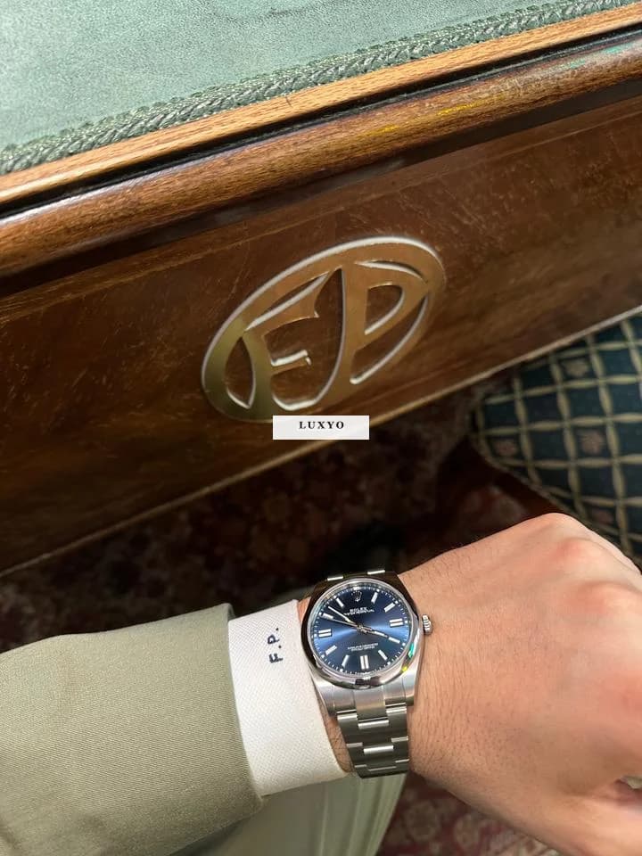 Rolex Oyster Perpetual 41 BLUE 124300 top condition 2024 top condition gift idea investment - Thumbnail 7