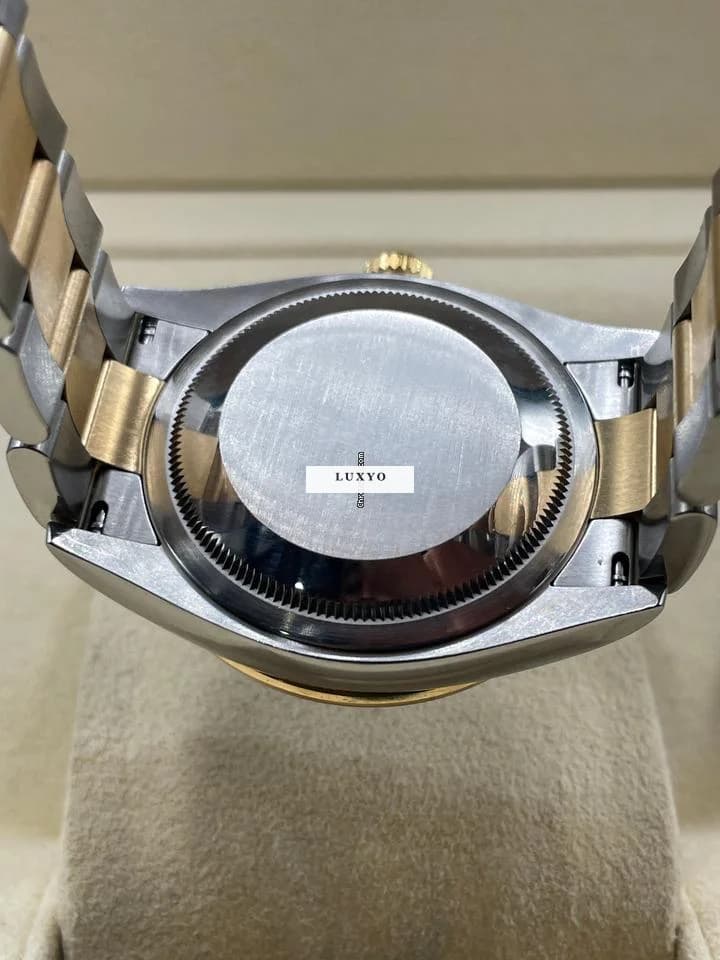 Rolex Datejust 36 GREEN XI VI Diamond DIAL Steel/Gold Top Condition with Box&Papers 2021 - Thumbnail 11