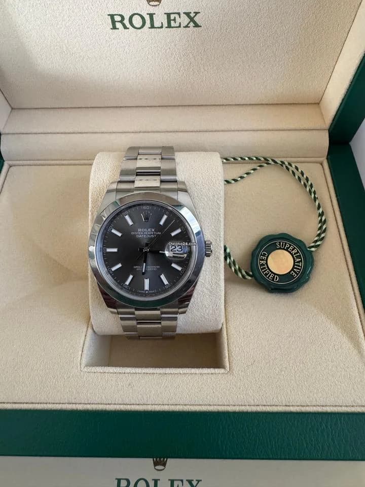 Rolex Datejust 41 Rhodium (Slate grey)