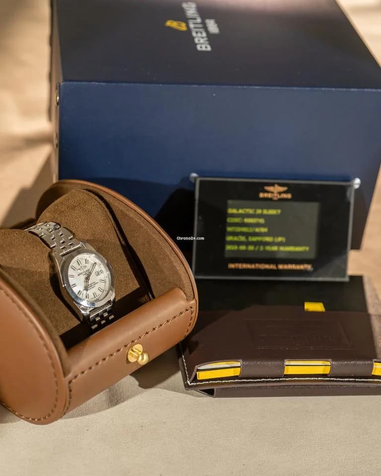 Breitling Galactic 29 W72348 – Mother of Pearl Dial – Full Set – incl. VAT – 2022