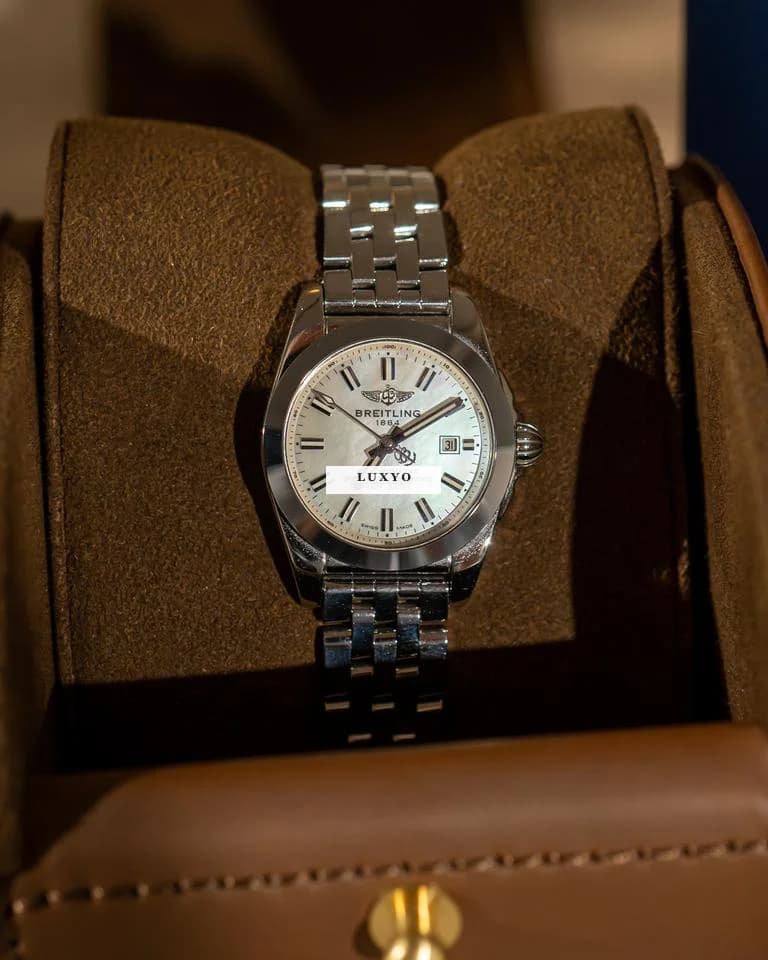 Breitling Galactic 29 W72348 – Mother of Pearl Dial – Full Set – incl. VAT – 2022 - Thumbnail 2