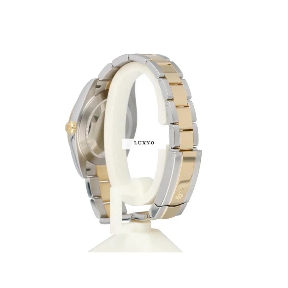 Rolex Datejust 41 2022 box + papers | steel - yellow gold champagne domed Oyster - Thumbnail 5