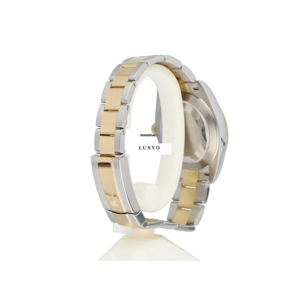 Rolex Datejust 41 2022 box + papers | steel - yellow gold champagne domed Oyster - Thumbnail 7