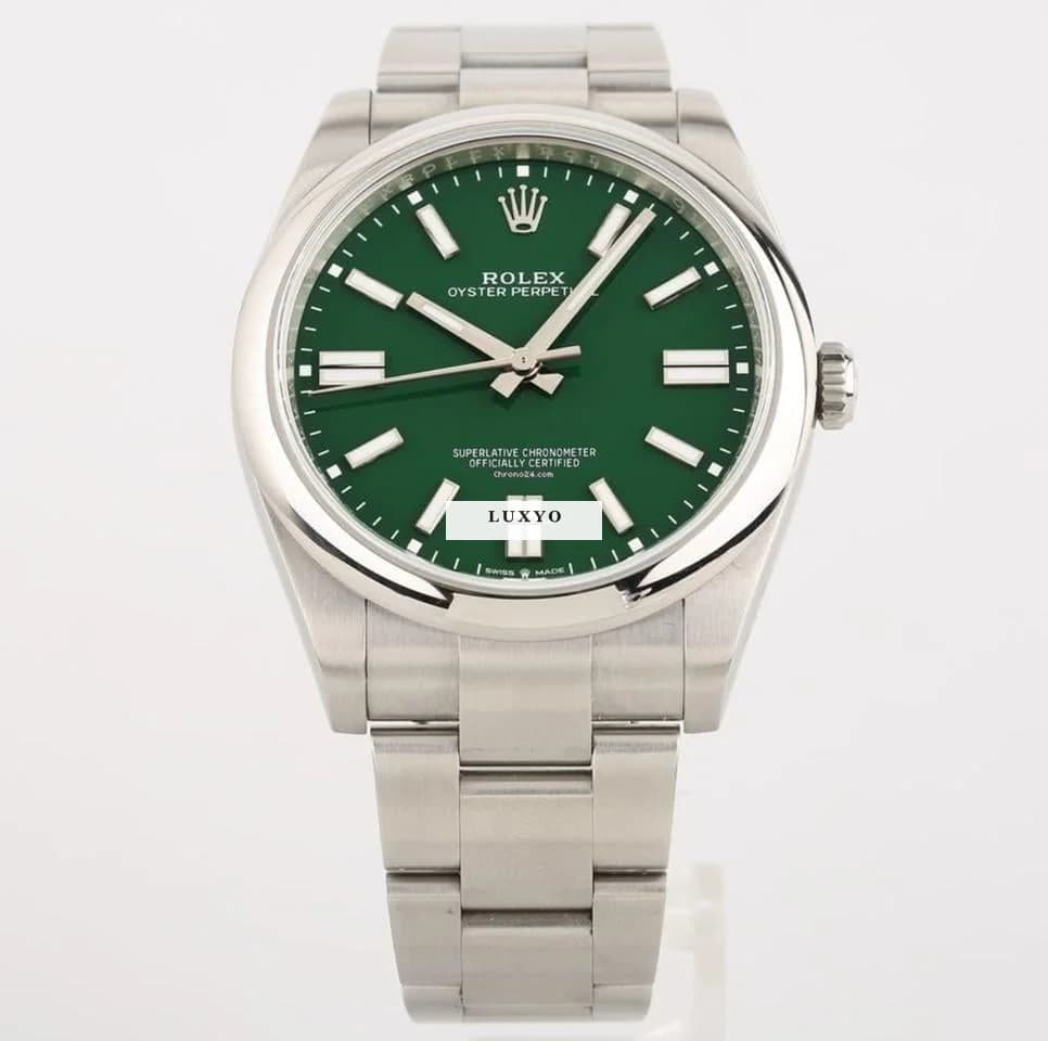 Rolex Oyster Perpetual 41 Rolex Oyster Perpetual 41 Green - Thumbnail 2