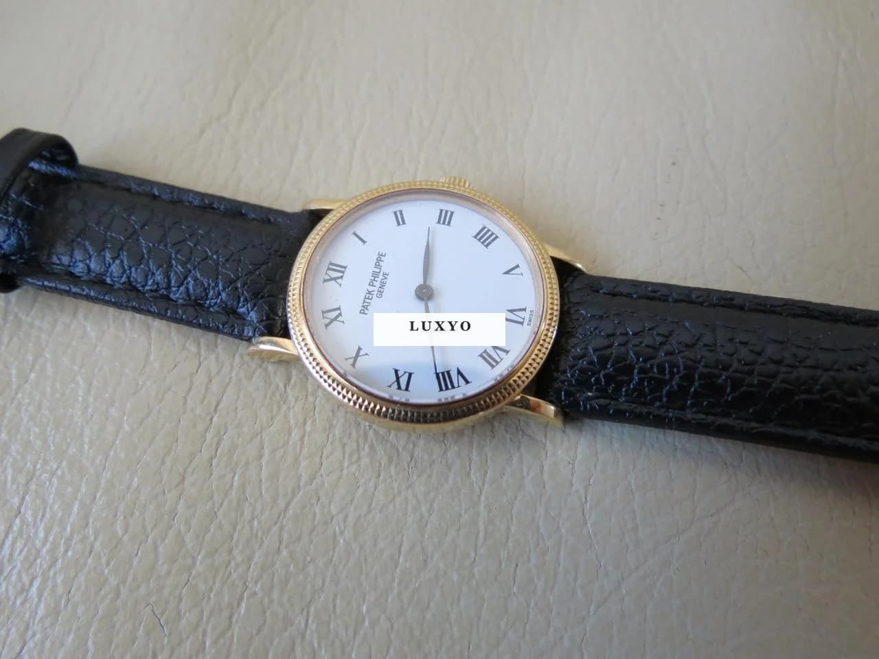 Patek Philippe Calatrava 18K Gold Roman Numerals 25mm Mechanical Ladies Watch - Thumbnail 12