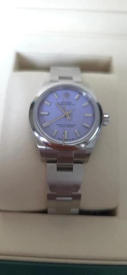 Rolex Oyster Perpetual 28mm Lavender Rolex Oyster Perpetual-2025 Unworn & Complete - Thumbnail 4