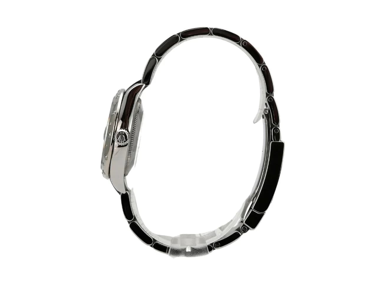 Rolex Datejust 31 Edelstahl Weißgold Diamant Ref. 278344RBR Mintgrün Oyster-Band - Thumbnail 4