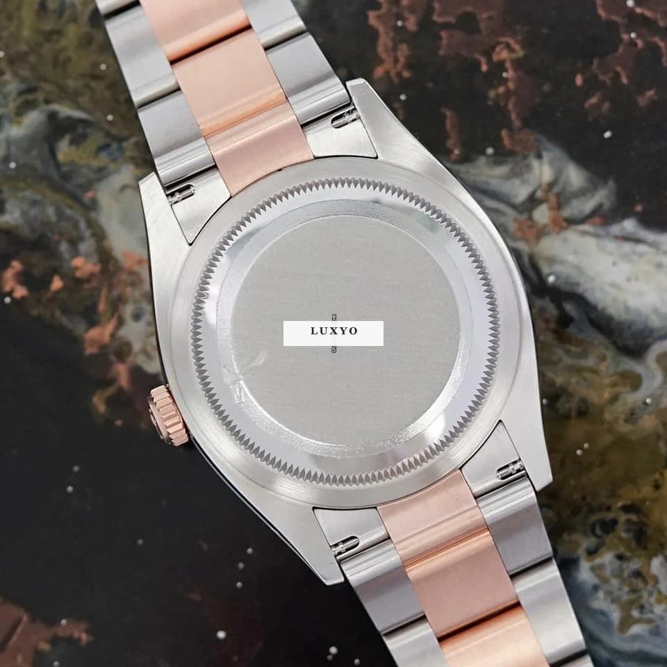 Rolex Datejust 36 Oyster Rolesor Everose Wimbeldon Fullset 04/22 Ref. 126201 "99% New" - Thumbnail 7