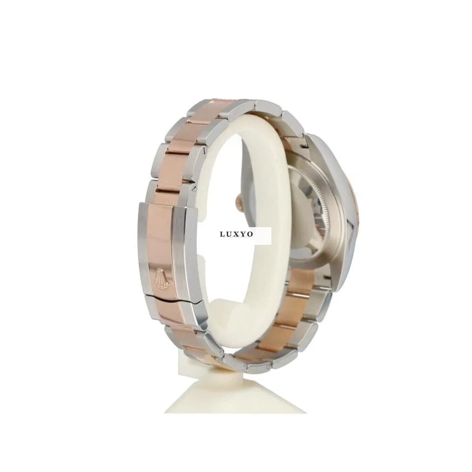 Rolex Datejust 41 2023 box + papers | steel - rose gold silver fluted / motif Oyster - Thumbnail 7