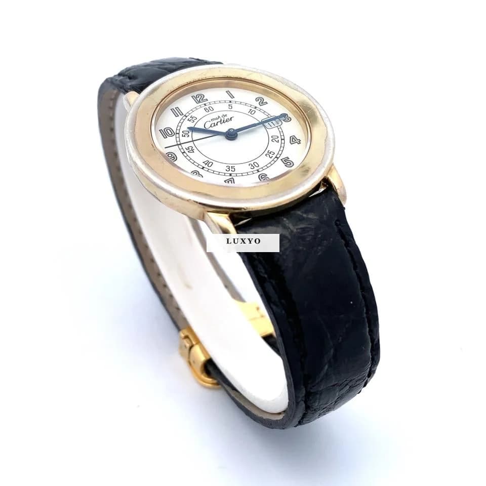 Cartier Must De Cartier Ronde – 18001 – 33 mm – Serviced – With Warranty - Thumbnail 12