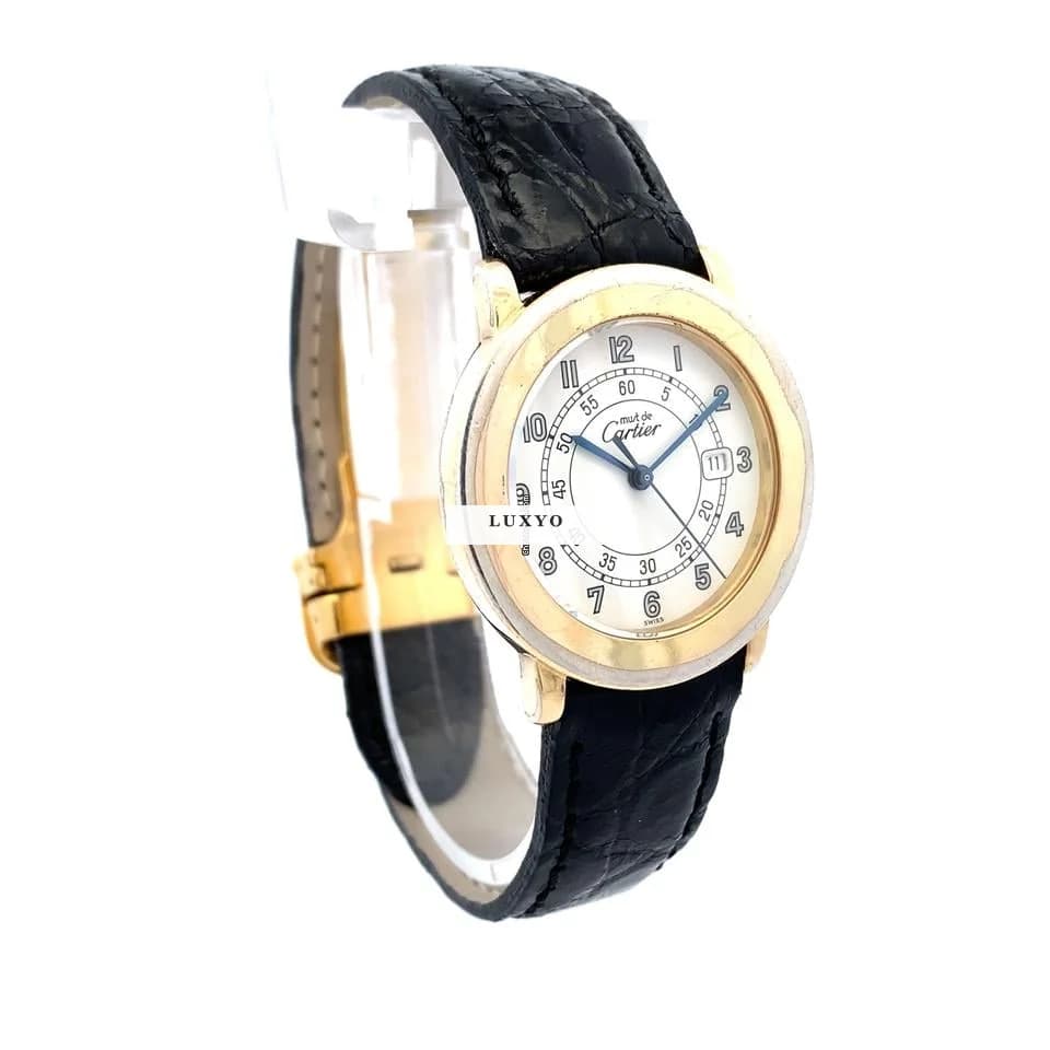 Cartier Must De Cartier Ronde – 18001 – 33 mm – Serviced – With Warranty - Thumbnail 3