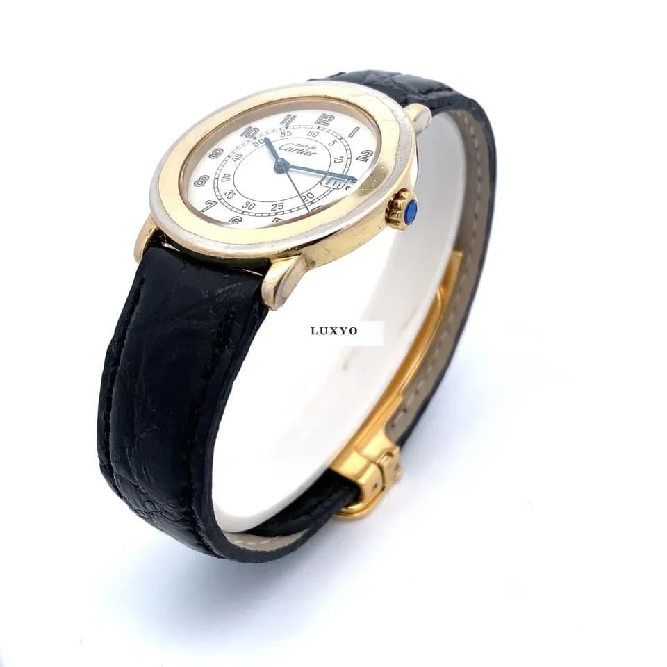 Cartier Must De Cartier Ronde – 18001 – 33 mm – Serviced – With Warranty - Thumbnail 8