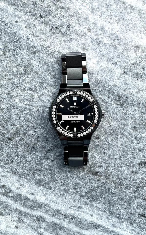 Hublot Classic Fusion Black Magic Diamonds / Ceramic / 38 mm / Full Set / very good Condition / 2024 - Thumbnail 2