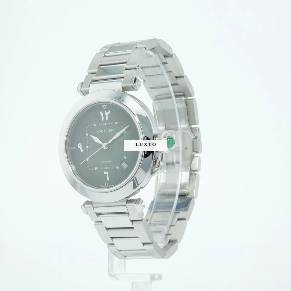 Cartier Pasha | WSPA0022 | Box & Papers | Green Arabic Dial | 99% - Thumbnail 7