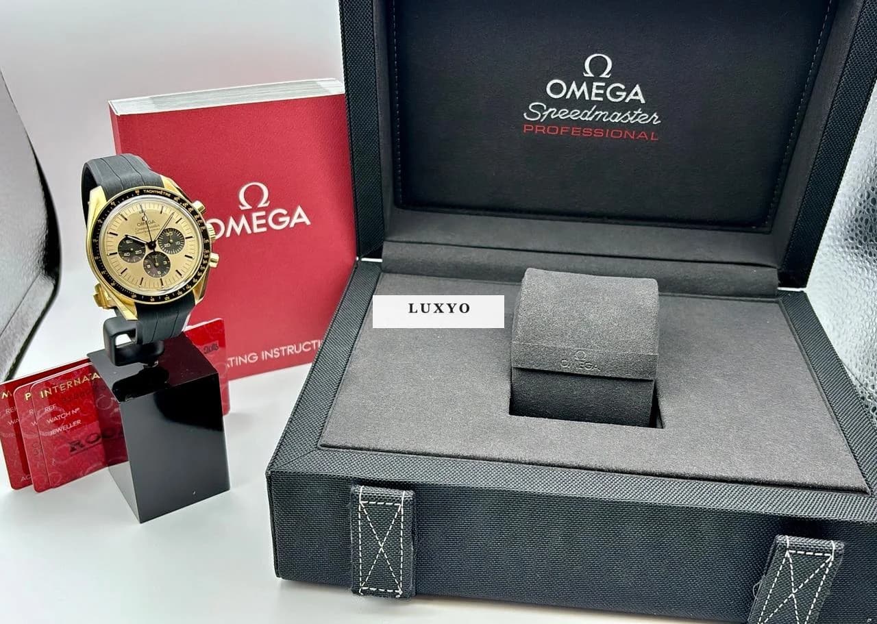 Omega Speedmaster Moonshine Gold 310.62.42.50.99.001 (Full set/Warranty) - Thumbnail 11